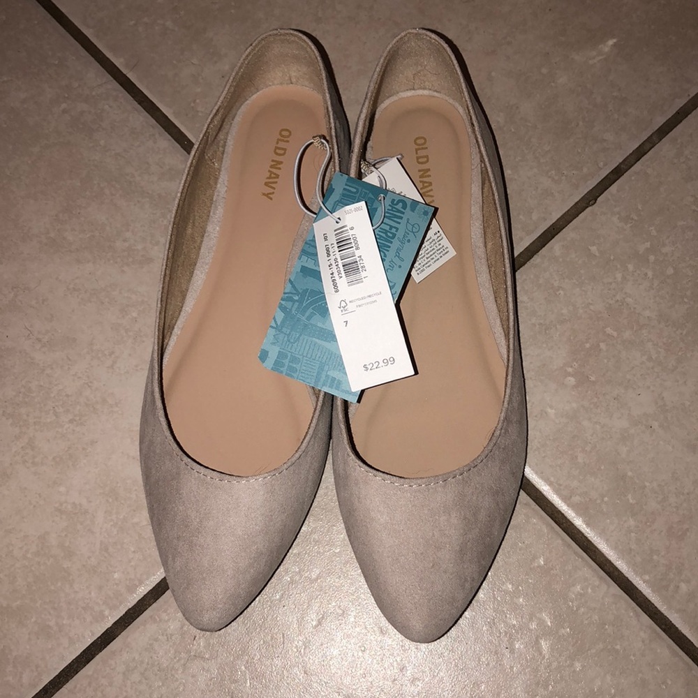 Brand new beige old navy flats